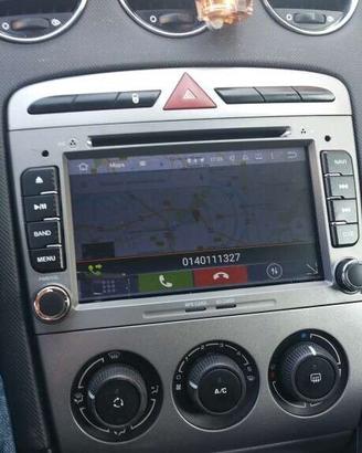 Autoradio navigatore peugeot 308 408 android wifi