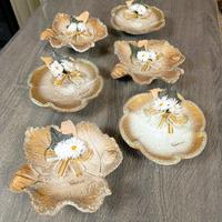 Centri tavola in ceramica glitterati 