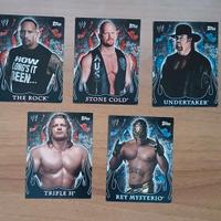 5 Topps WWE trading cards 2005
