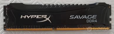 Kingston Hyperx Savage DDR4 8GB 2400 MHz