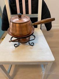 Set fonduta in rame