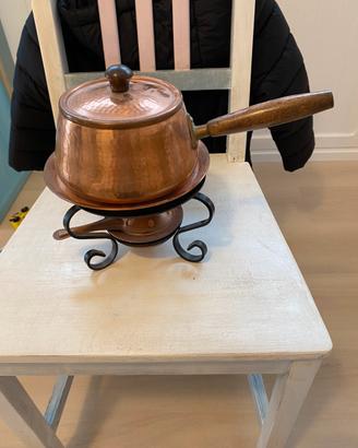 Set fonduta in rame