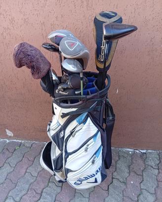 Sacca da golf Callaway Woodoo Daddy con mazze