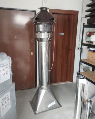 Aspiratore fumi elettrico per canna fumaria camino
