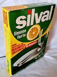Raro Detersivo in polvere SILVAL anni 70 nuovo