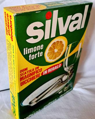 Raro Detersivo in polvere SILVAL anni 70 nuovo