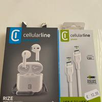 Cuffie + cavo usb C