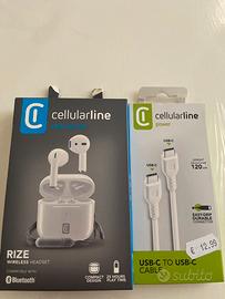 Cuffie + cavo usb C