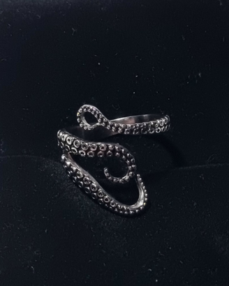 Anello tentacoli argento 925