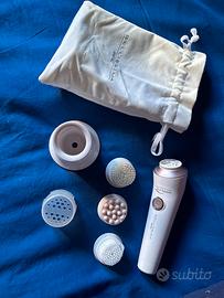 Pulizia viso con 3 testine