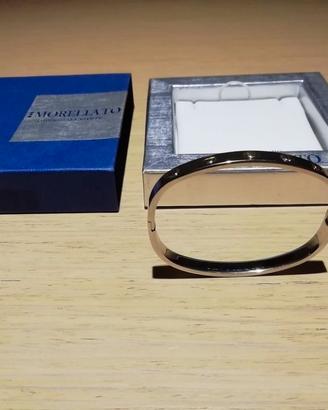 Morellato bracciale unisex rigido acciaio