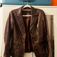 Giacca vintage in vero pelle - stile anni 90’