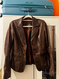 Giacca vintage in vero pelle - stile anni 90’