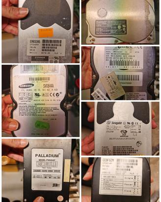 Hardisk retrò vintage hard disk Samsung conner etc