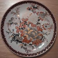 Antico piatto cinese, porcellana, decorato  a mano