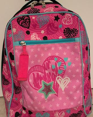 Zaino scuola elementare SJ bambina con ruote
