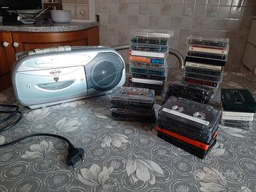 radio più 45 musicassette 