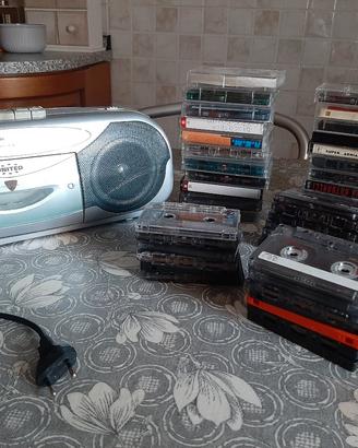 radio più 45 musicassette 