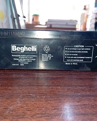 batteria al piombo ricaricabile Beghelli RT640S