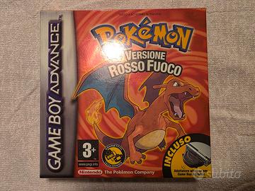 Pokemon Rosso Fuoco con Confezione