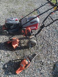 Motosega + 2 taglia erba