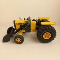 Trattore Tonka con pala meccanica gioco vintage 