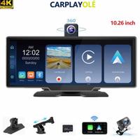 Stereo portatile 4K HDR da 10,26”,carplay wireless