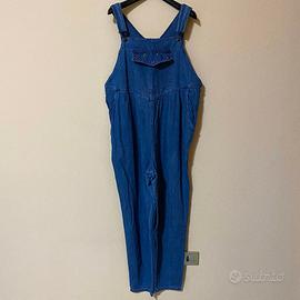 Mamma Salopette Jeans Denim 50 Maternità Premamam