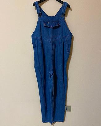 Mamma Salopette Jeans Denim 50 Maternità Premamam
