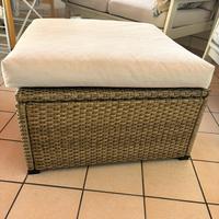 Pouf contenitore da esterno