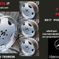 Cerchi aero AMG 8x 17 5x112 et28 mercedes