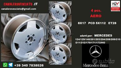 Cerchi aero AMG 8x 17 5x112 et28 mercedes