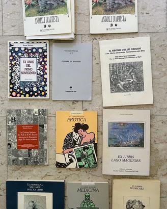 In blocco 11 volumi a tema ex libris