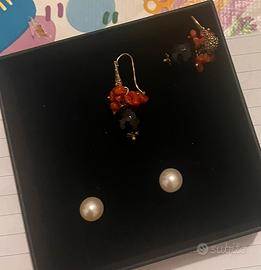 1 Swarovski, 1 La murrina, 1 stelline in argento