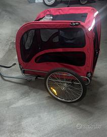Carrello per bici trasporto cani