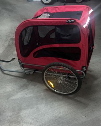 Carrello per bici trasporto cani