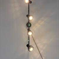 2 lampadari stile industriale