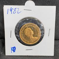 Sterlina d'Oro Regina Elisabetta II Coroncina