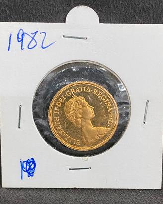 Sterlina d'Oro Regina Elisabetta II Coroncina