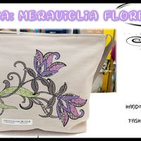 BORSA HANDMADE, MERAVIGLIA FLOREALE