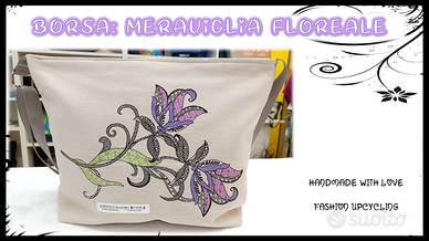 BORSA HANDMADE, MERAVIGLIA FLOREALE