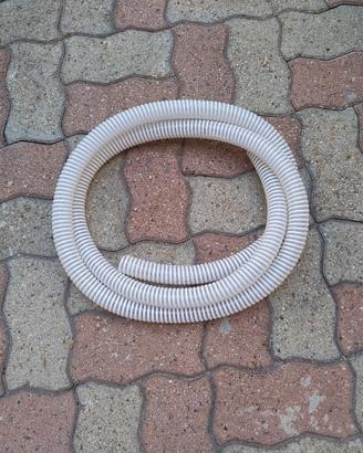 tubo spiralato bianco 38mm - 3 mt - nuovo.
