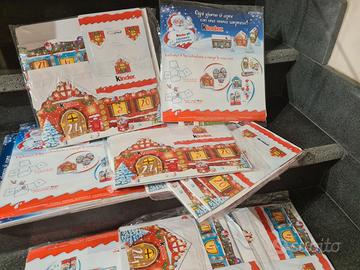 25 pz Kinder Calendario Villaggio dell'Avvento