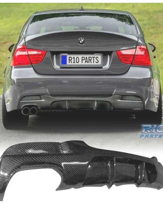 DIFFUSORE BMW E90 E91 LOOK M PERFORMANCE CARBONIO 