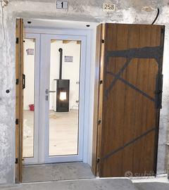 Porta in pvc bianco 111x200 cm
