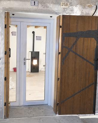 Porta in pvc bianco 111x200 cm