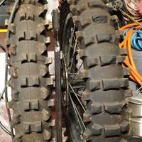 cross moto Kawasaki kx 2 gomme scorpion e cerchi 