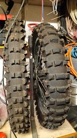 cross moto Kawasaki kx 2 gomme scorpion e cerchi 