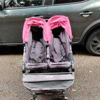 passeggino 2 posti pieghevole