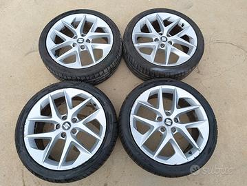 4 cerchi in lega 18 seat Leon FR 2017